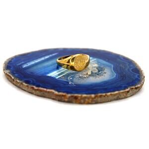 14kt Gold Filled SRL Signet Ring